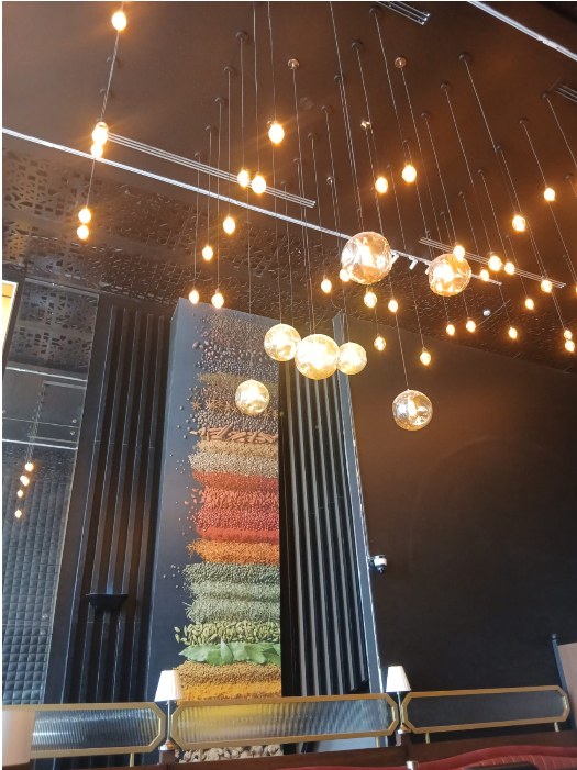 Real electrical lighting installation work