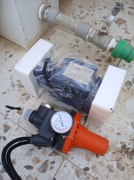 Real plumbing and water pump work
